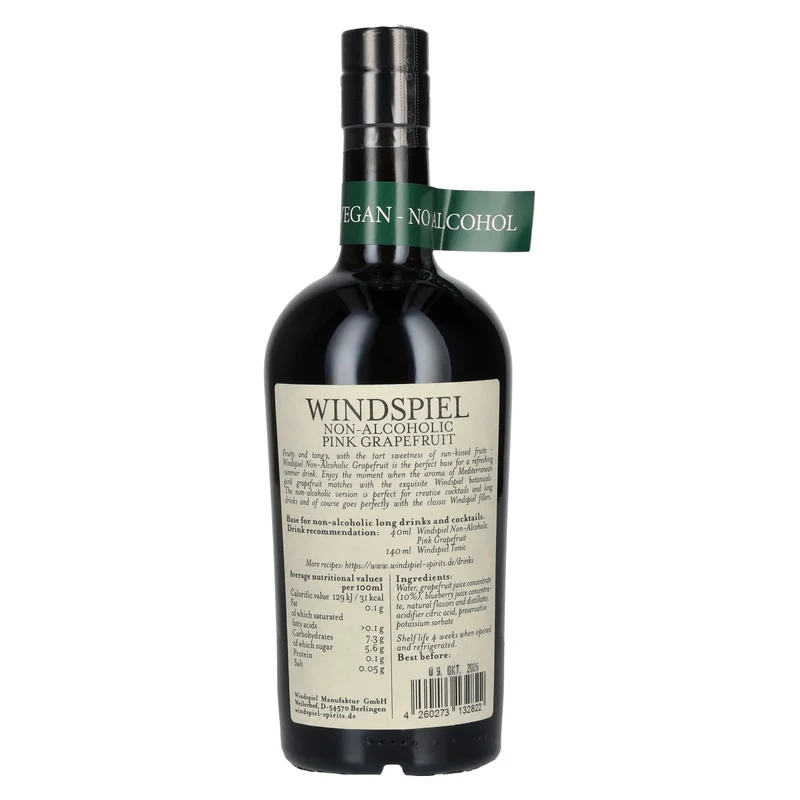 Windspiel Pink Grapefruit Alkoholfrei 0,5l