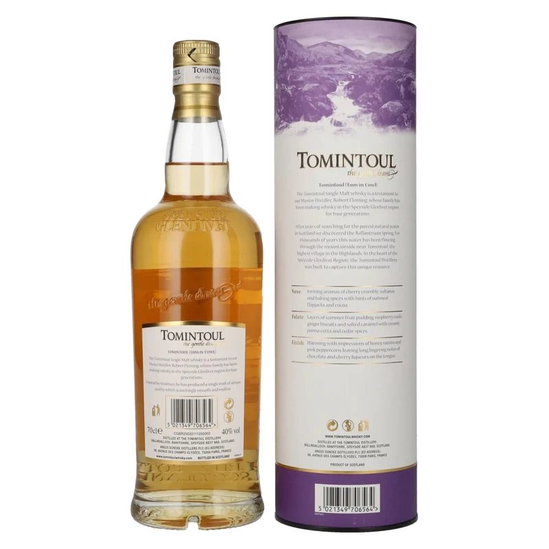 Tomintoul Small Batch Amarone Wine Cask Finish 40% Vol. 0,7l in Geschenkbox