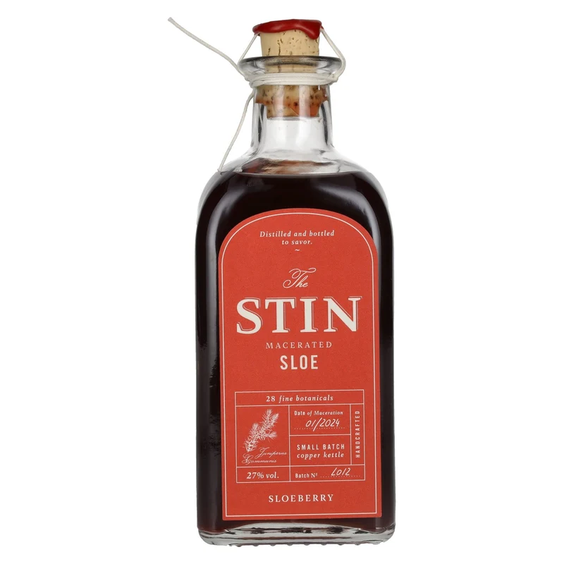 The STIN Macerated Sloe Gin 27% Vol. 0,5l