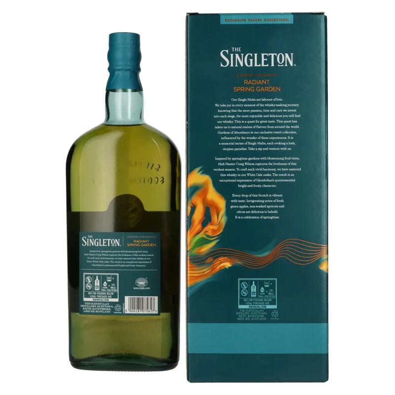 The Singleton Glendullan RADIANT SPRING GARDEN Single Malt Scotch Whisky 40% Vol. 1l in Geschenkbox
