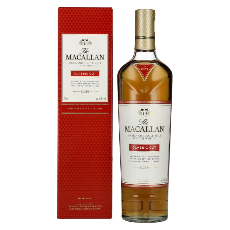 The Macallan CLASSIC CUT Limited Edition 2025 50,6% Vol. 0,7l in Geschenkbox