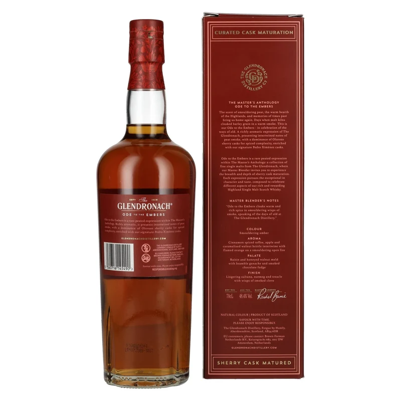 The GlenDronach ODE TO THE EMBERS Highland Single Malt 48,4% Vol. 0,7l in Geschenkbox