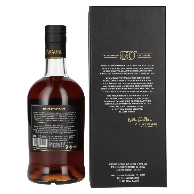 The GlenAllachie 16 Years Old 50th Anniversary PAST EDITION 57,1% Vol. 0,7l in Geschenkbox
