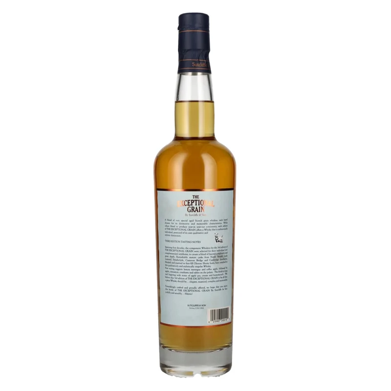 The Exceptional Grain By Sutcliffe & Son Blended Grain Scotch Whisky 43% Vol. 0,7l