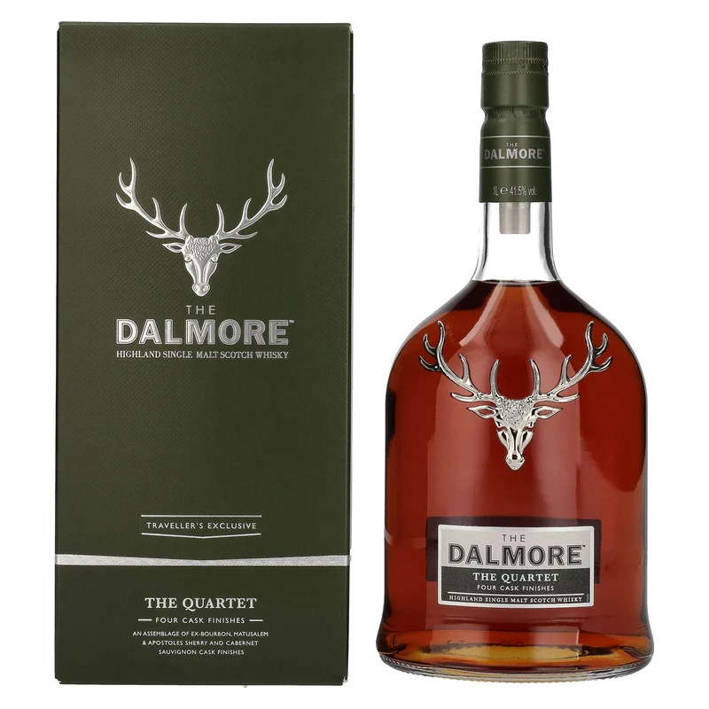 The Dalmore THE QUARTET Highland Single Malt Scotch Whisky 41,5% Vol. 1l in Geschenkbox