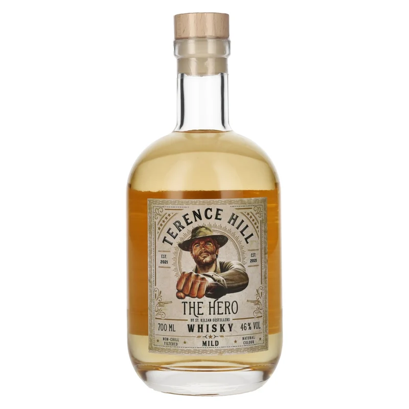 Terence Hill THE HERO Whisky Mild 46% Vol. 0,7l
