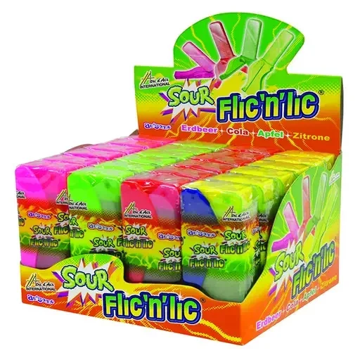 au'some Flic 'n' Lic sour 24 Stück im Karton
