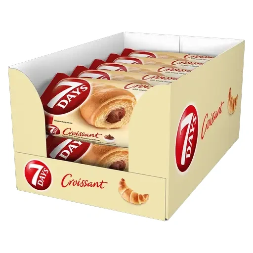 7 Days Croissant Kakaocreme 10 Stück im Karton
