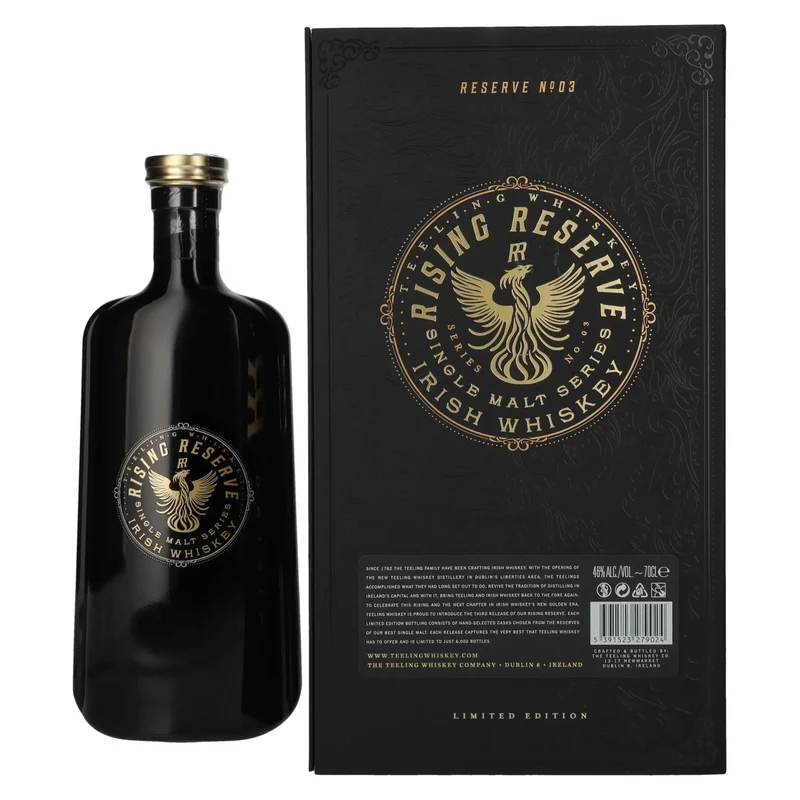 Teeling Whiskey 21 Years Old Single Malt RISING RESERVE No. 3 46% Vol. 0,7l in Geschenkbox