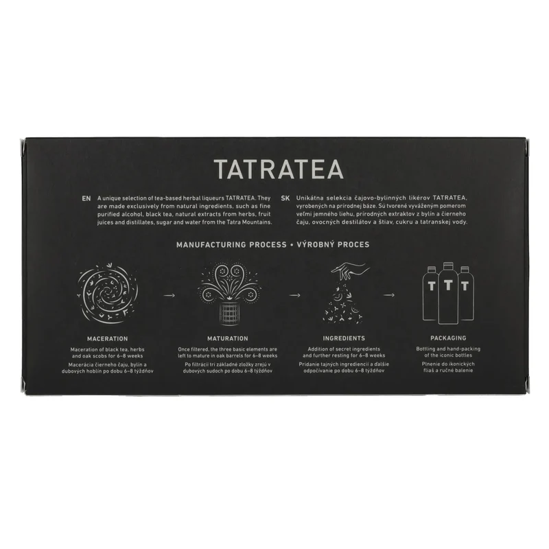 TATRATEA Tasting Set Black 52,6% Vol. 5x0,04l in Geschenkbox