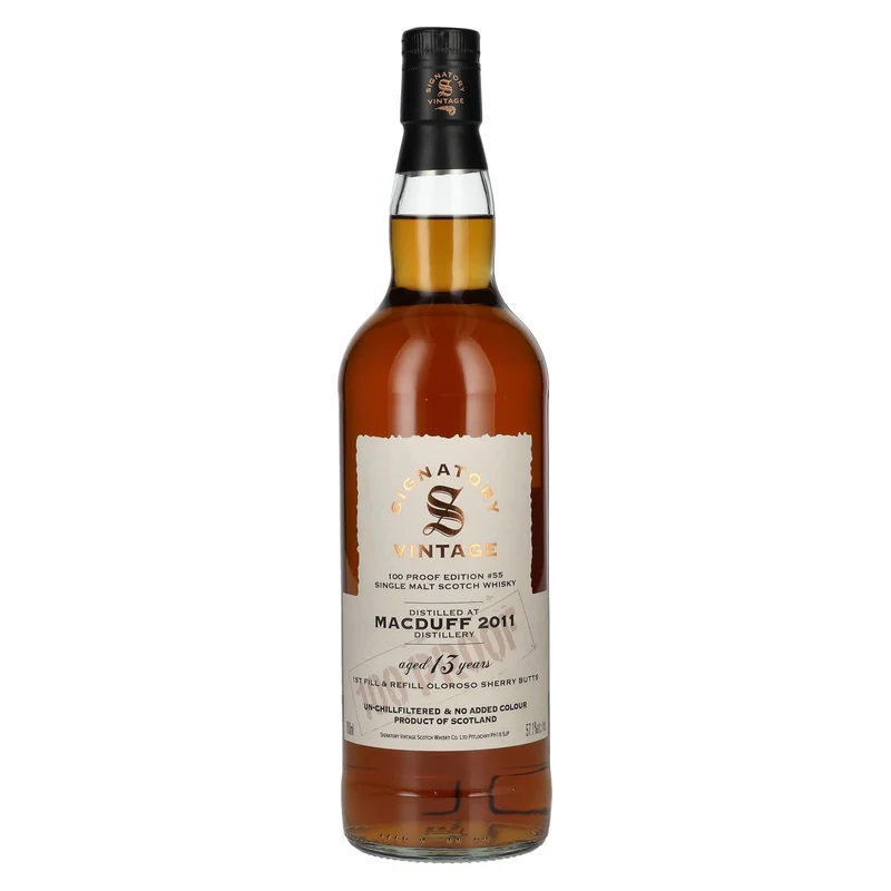 Signatory Vintage 100 Proof Edition MACDUFF 13 Years Old Single Malt #55 2011 57,1% Vol. 0,7l