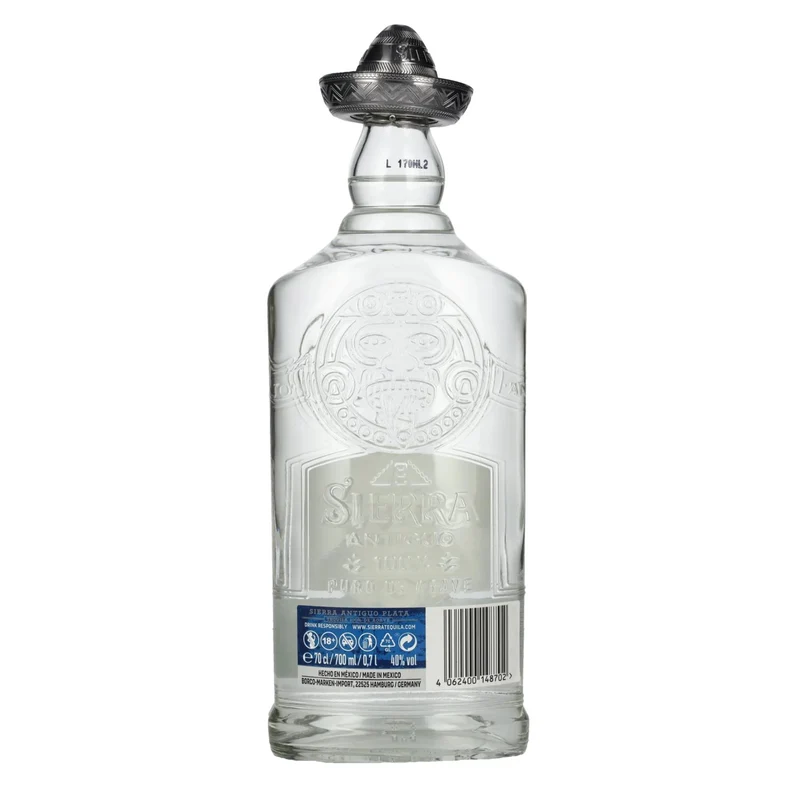 Sierra Tequila Antiguo Plata 100% de Agave 40% Vol. 0,7l