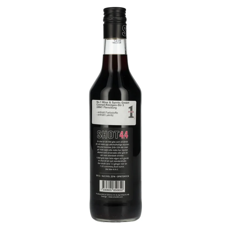 SHOT 4.4 Hallon Lakrits 25% Vol. 0,5l