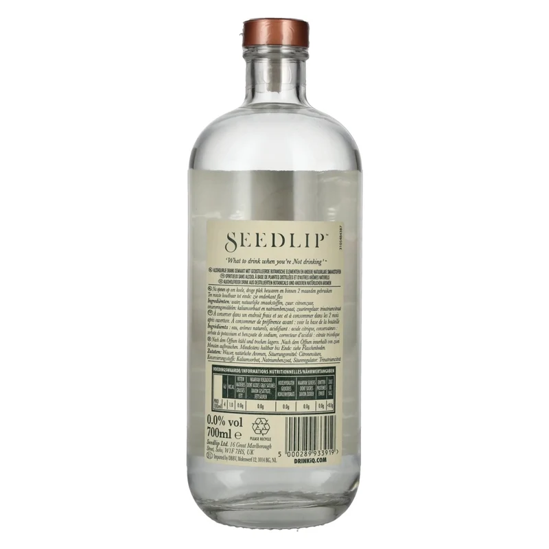 Seedlip GROVE 42 Non-Alcoholic Spirit 0,7l