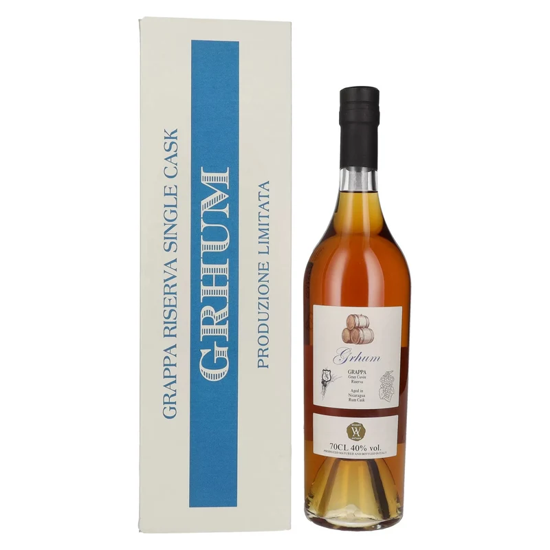 Silver Seal Grappa Riserva Single Nicaragua Rum Cask 2023 40% Vol. 0,7l in Geschenkbox