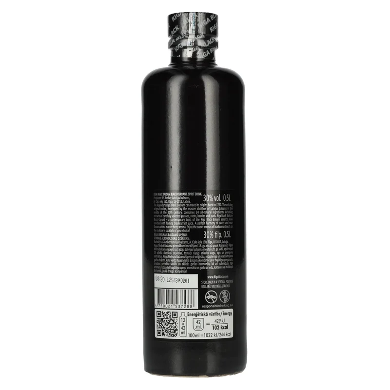 Riga Black Balsam 1752 Original Recipe Black CURRANT 30% Vol. 0,5l