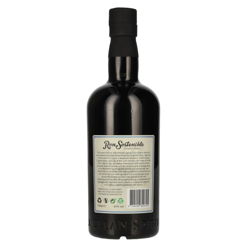 Ron Sostenible 12 Years Old Experimental Cognac Cask 43% Vol. 0,7l