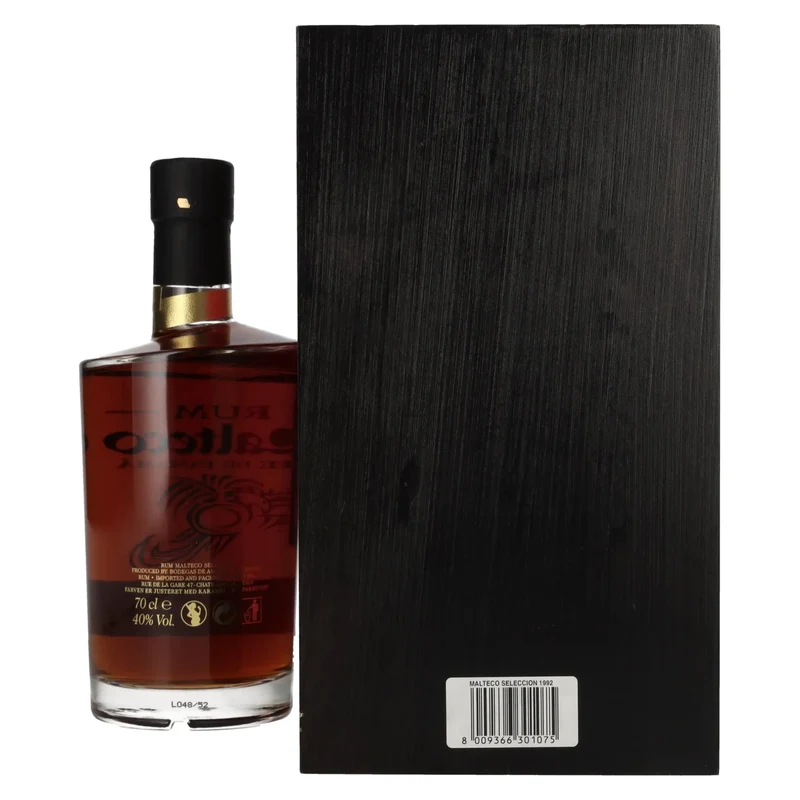 Ron Malteco SELECCIÓN 1992 40% Vol. 0,7l in Holzkiste
