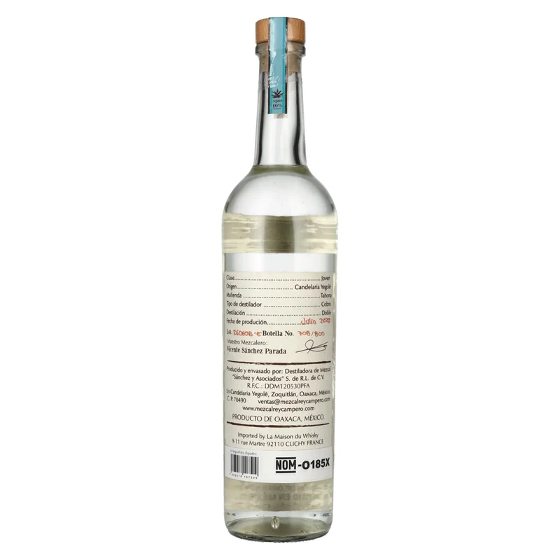 Rey Campero Mezcal ESPADÍN 48,4% Vol. 0,7l