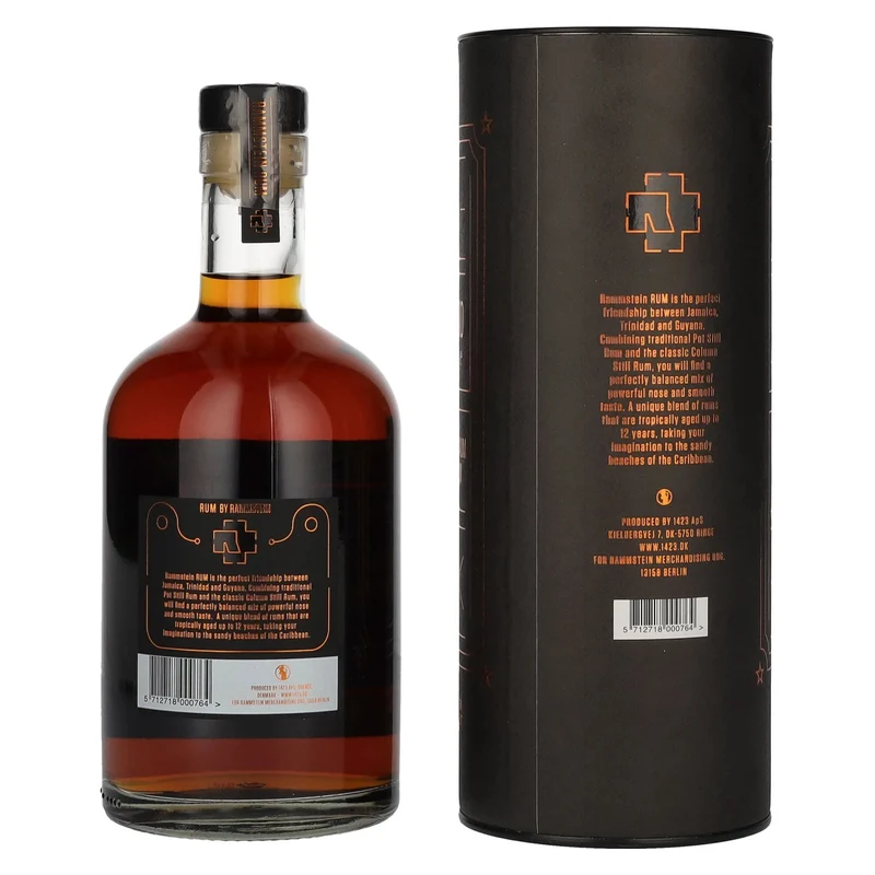 Rammstein Premium Rum 40% Vol. 0,7l in Geschenkbox