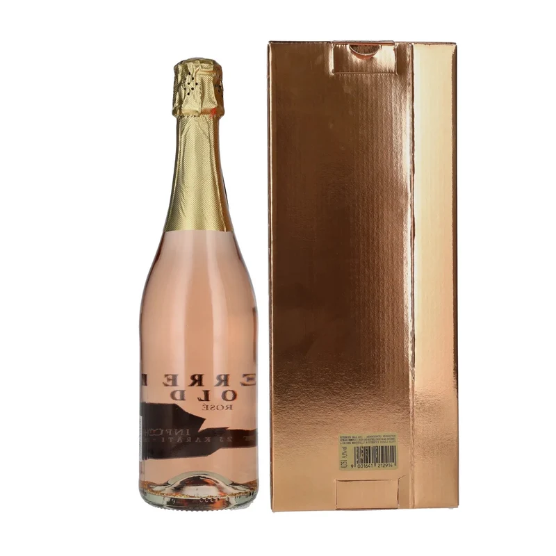 Österreich Gold Rosé - mit 23 Karat Blattgold 9,5% Vol. 0,75l in Geschenkbox