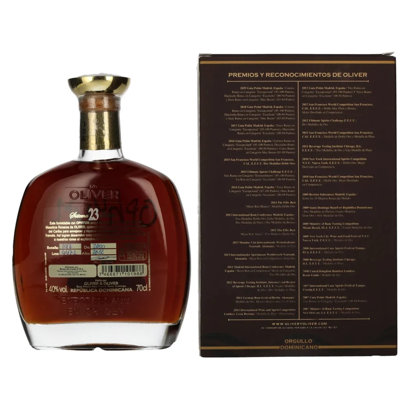 Ophyum 23 Metódo Solera Grand Premiere Rhum 40% Vol. 0,7l in Geschenkbox
