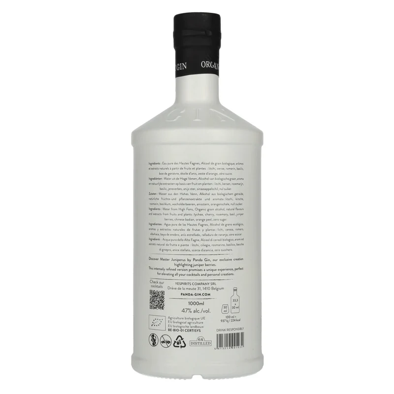 PANDA Master Juniperus Dry Gin Vintage 2025 47% Vol. 1l