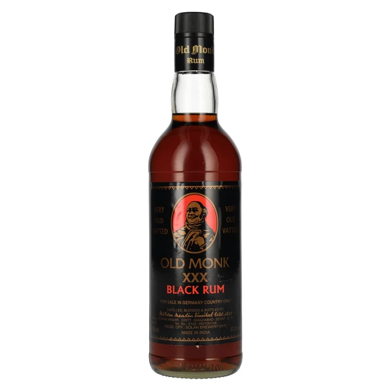 Old Monk XXX Black Rum 37,5% Vol. 0,7l