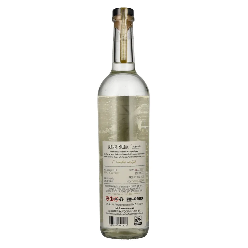 Nuestra Soledad Mezcal Joven SAN LUIS DEL RIO 48% Vol. 0,7l