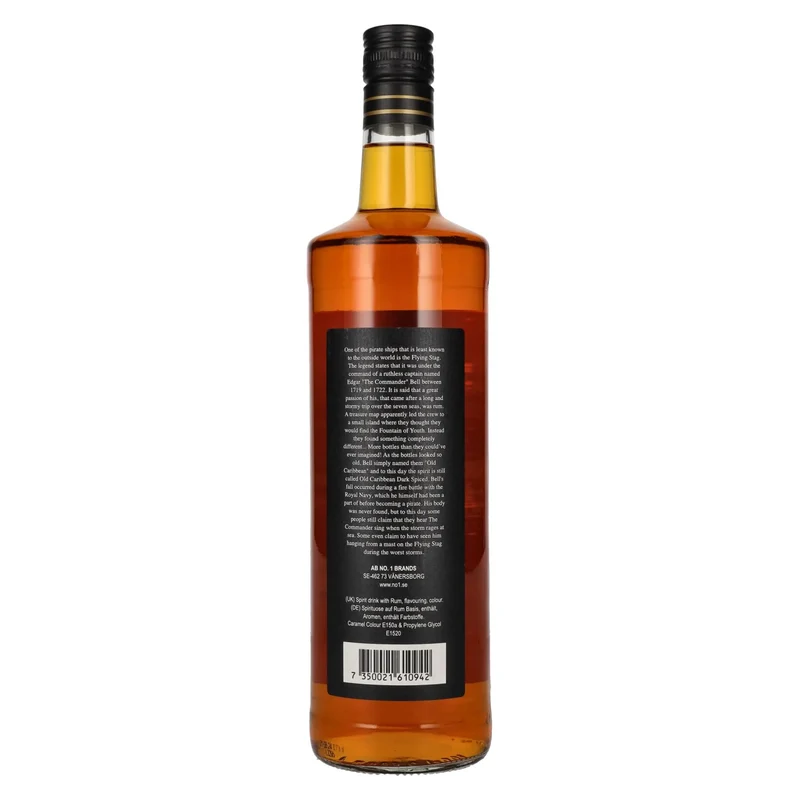 No.1 Old Caribbean DARK SPICED 35% Vol. 1l