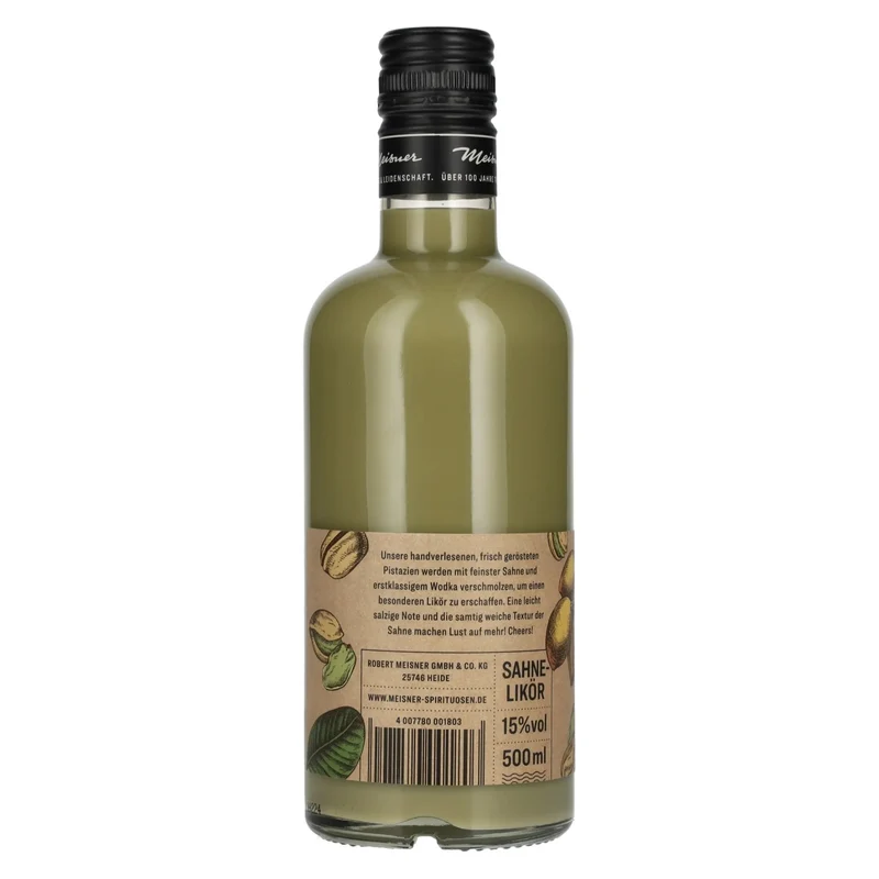 Meisner Pistazien Sahnelikör 15% Vol. 0,5l