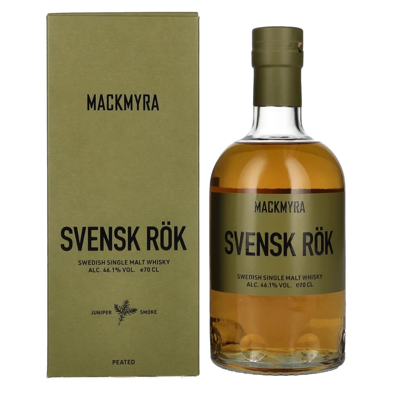Mackmyra Svensk Rök Swedish Single Malt Whisky 46,1% Vol. 0,7l in Geschenkbox
