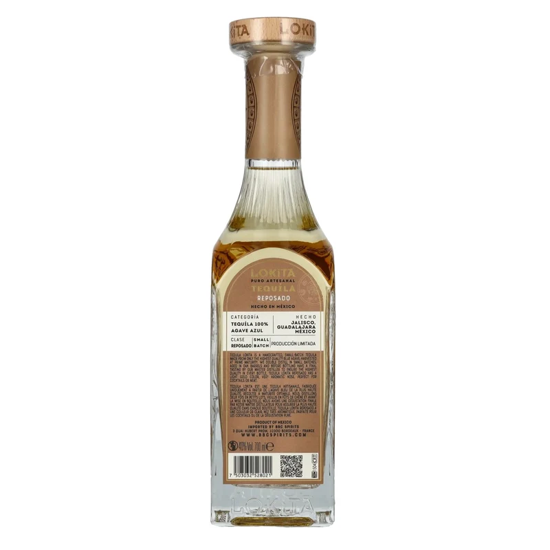 Lokita Tequila Reposado 100% Agave Azul 40% Vol. 0,7l