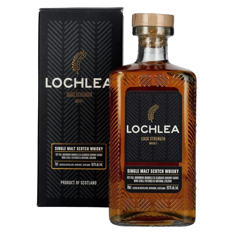 Lochlea CASK STRENGTH Single Malt Whisky Batch 1 60,1% Vol. 0,7l in Geschenkbox