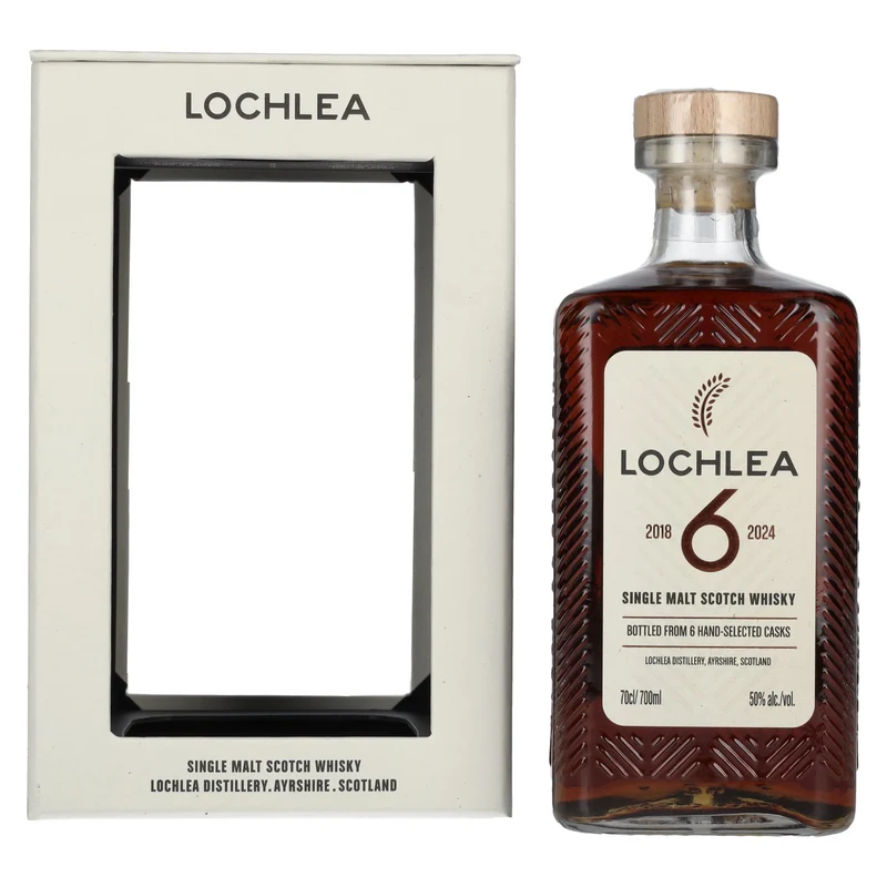 Lochlea 6 Years Old Single Malt Scotch Whisky 2018/2024 50% Vol. 0,7l in Geschenkbox