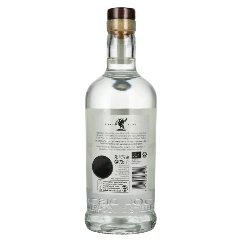 Liverpool Organic Dry Gin 40% Vol. 0,7l