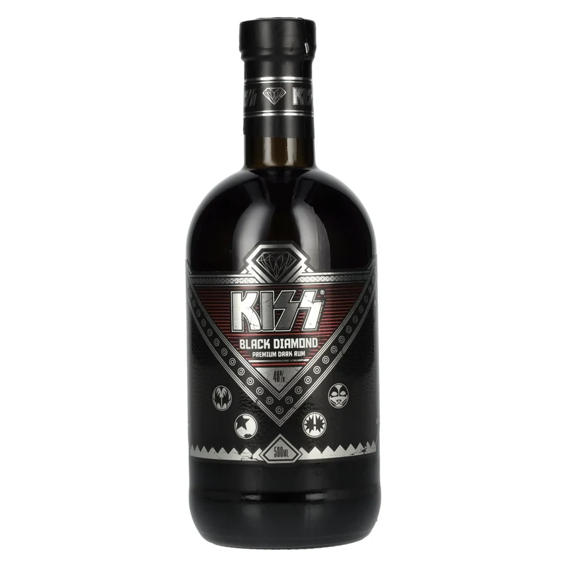 Kiss Black Diamond Premium Dark Rum 40% Vol. 0,5l