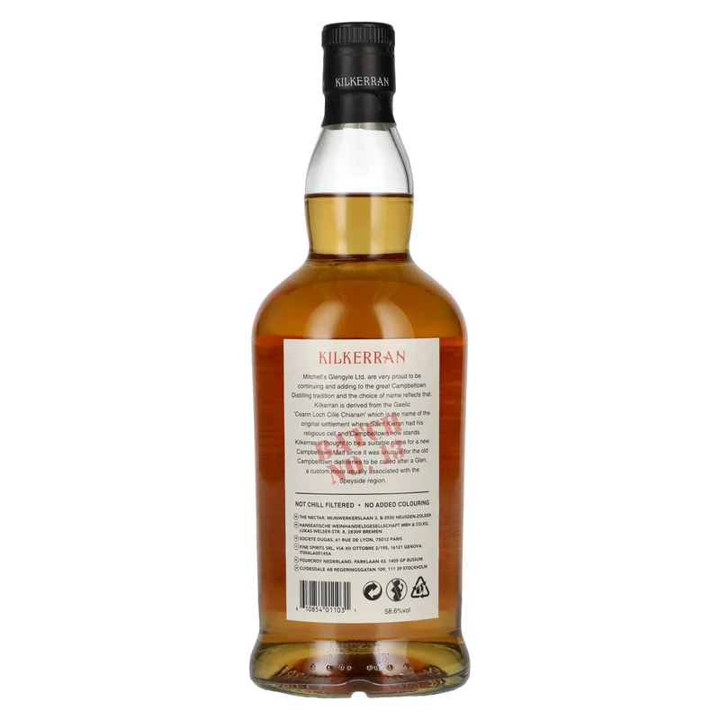 Kilkerran Glengyle Distillery Heavily Peated Small Batch Single Malt Whisky Batch 13 58,6% Vol. 0,7l