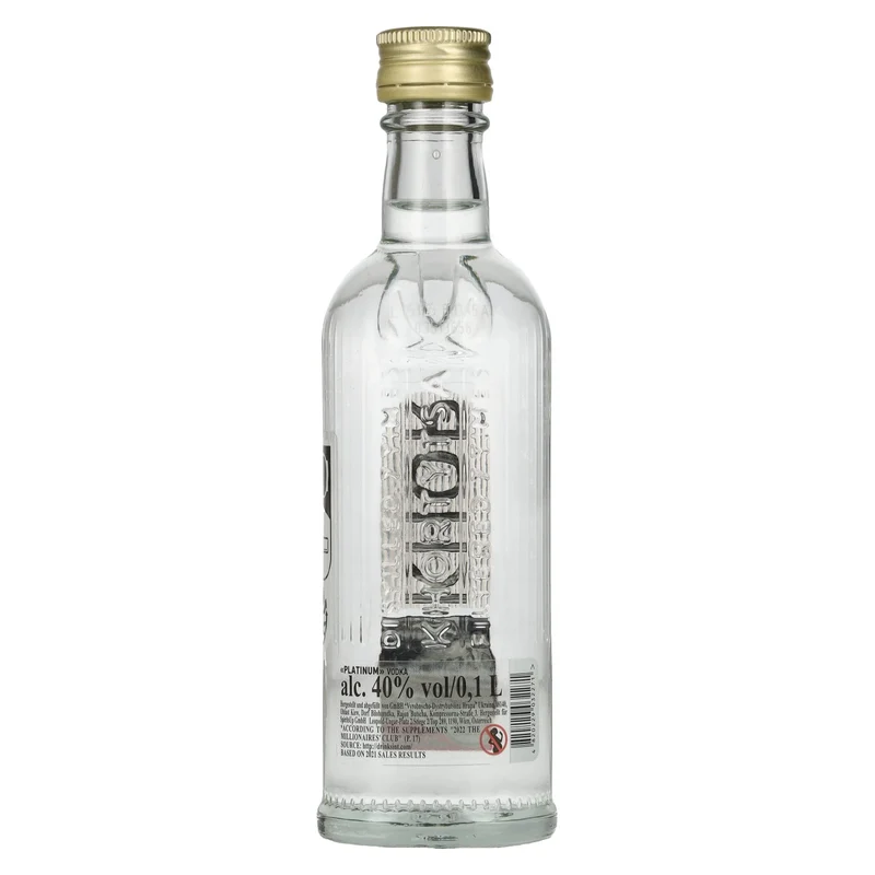 Khortytsa KHOR PLATINUM Vodka 40% Vol. 0,1l