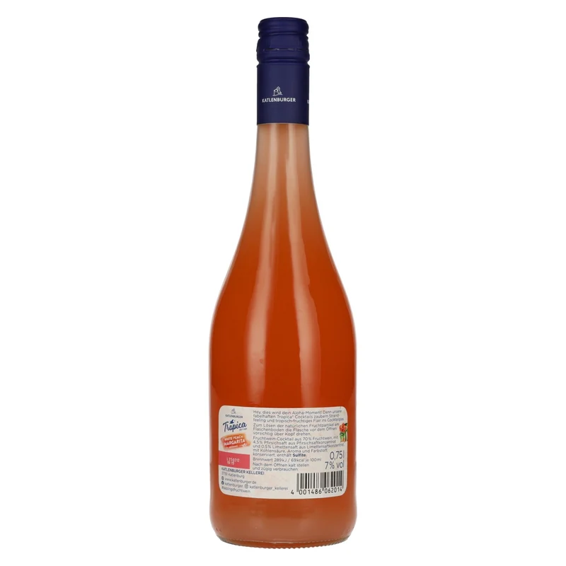 Katlenburger Tropica Cocktail White Peach Margarita 7% Vol. 0,75l