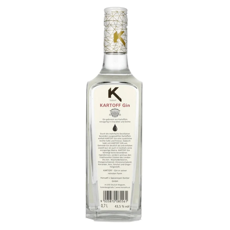 Kartoff Triple Distilled Dry Gin 43,5% Vol. 0,7l