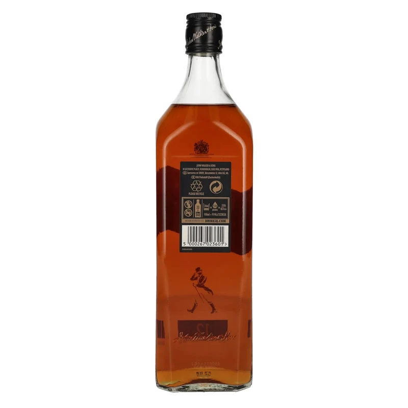 Johnnie Walker BLACK LABEL 12 Years Old Blended Scotch Whisky 40% Vol. 1l