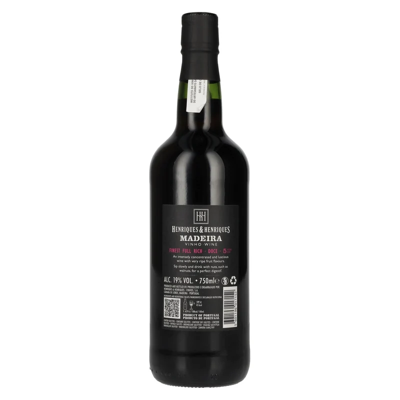 Henriques & Henriques 5 Years Old Finest Full Rich Doce Madeira Vinho 19% Vol. 0,75l