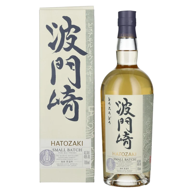 Hatozaki PURE MALT Small Batch Japanese Whisky 46% Vol. 0,7l in Geschenkbox