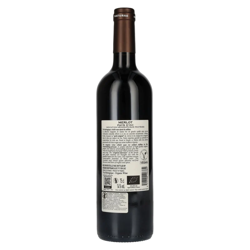 Gérard Bertrand Naturae Merlot Pays D'oc 2024 14% Vol. 0,75l