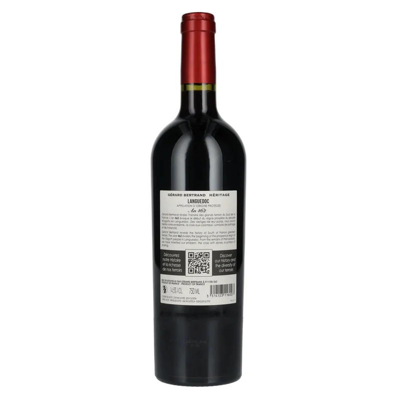 Gérard Bertrand Héritage An 462 Languedoc 2021 14,5% Vol. 0,75l