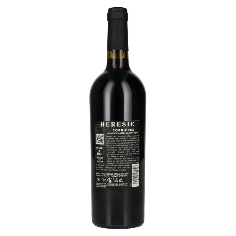 Gérard Bertrand HERESIE CORBIÈRES Rouge 2020 14% Vol. 0,75l