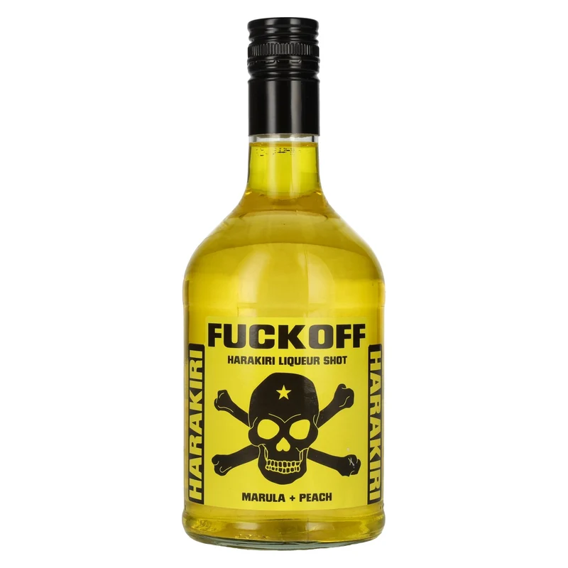 Fuckoff HARAKIRI Marula Peach Liqueur 15% Vol. 0,7l