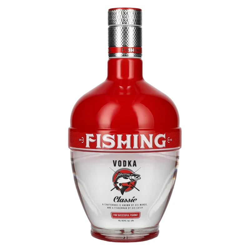FISHING Vodka Red 40% Vol. 0,7l