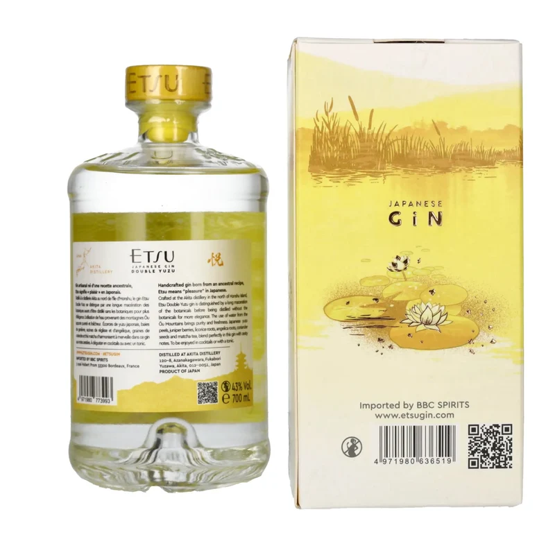 Etsu Gin DOUBLE YUZU Limited Edition 43% Vol. 0,7l in Geschenkbox